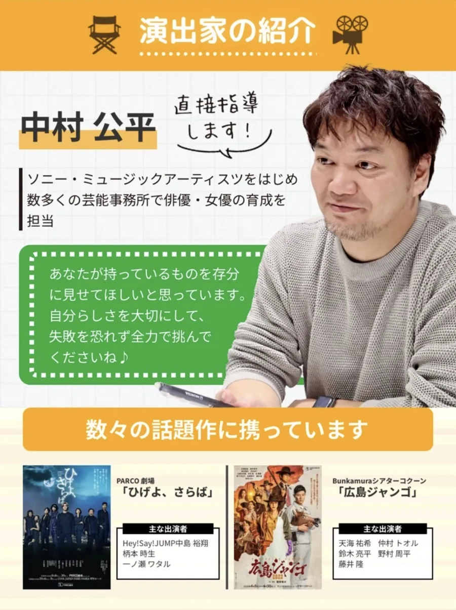 演出家　中村